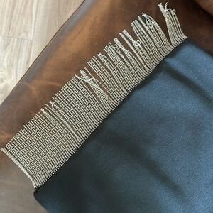 AKIRA EUC black stretch fringe shorts Size XL fits appr sizes 10-14 see video!